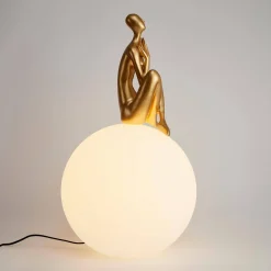 Lampa stołowa WOMAN-3 złota 35 cm (ST-6022-C gold) - Step into Design