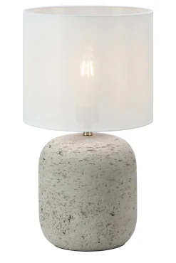 Lampa stołowa z abażurem MONTAGNA 45cm Grey/Offwhite (108862) Markslojd
