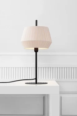 Lampa stołowa z bawełnianym abażurem DICTE Nordlux E14 40W Tekstylia Beżowy
