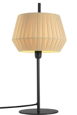 Lampa stołowa z bawełnianym abażurem DICTE Nordlux E14 40W Tekstylia Beżowy