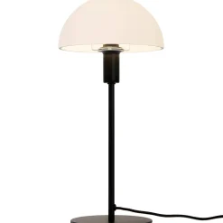 Lampa stołowa ze szklanym kloszem ELLEN Nordlux E14 40W Metal Czarny