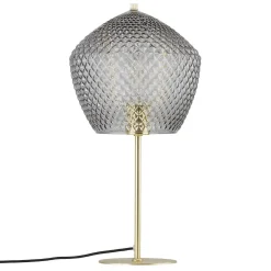 Lampa stołowa ze szklanym kloszem ORBIFORM Nordlux E27 40W Szkło Mosiądz