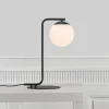 Lampa stołowa ze szklanym kloszem GRANT Nordlux E14 40W Szkło Czarny