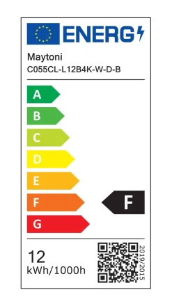 Lampa sufitowa FOCUS LED (C055CL-L12B4K-W-D-B) - Maytoni