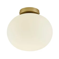 Lampa sufitowa ALTON mleczne szkło / mosiądz (2010506001) - Nordlux