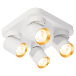 Lampa sufitowa Andy Spot 4 biała (ML9940) - Milagro
