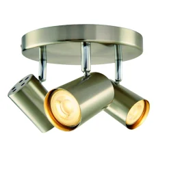 Lampa sufitowa Arezzo 3lt round satin 7W (73688) - Saxby