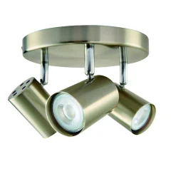 Lampa sufitowa Arezzo 3lt round satin 7W (73688) - Saxby