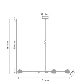 Lampa sufitowa ASTRONOMY-3 (ST-5335B-3 WHITE) - Step into Design