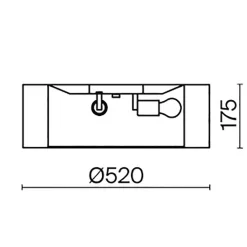 Lampa sufitowa Bergamo (MOD613CL-03W) - Maytoni