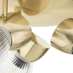 Lampa sufitowa BEST GOLD (round) (ML9977) - Milagro