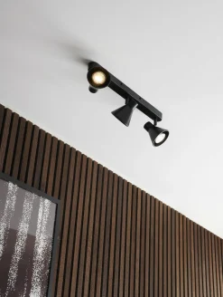 Lampa sufitowa EIK Nordlux GU10 3X35W Metal Czarny