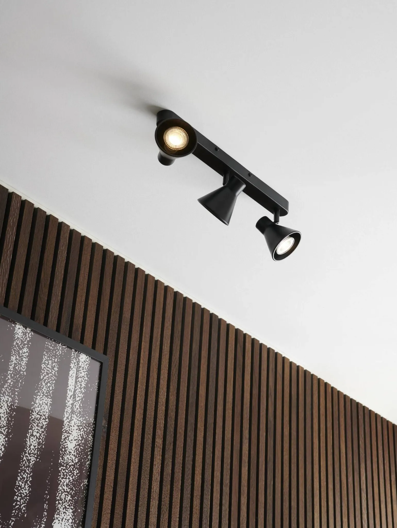 Lampa sufitowa EIK Nordlux GU10 3X35W Metal Czarny