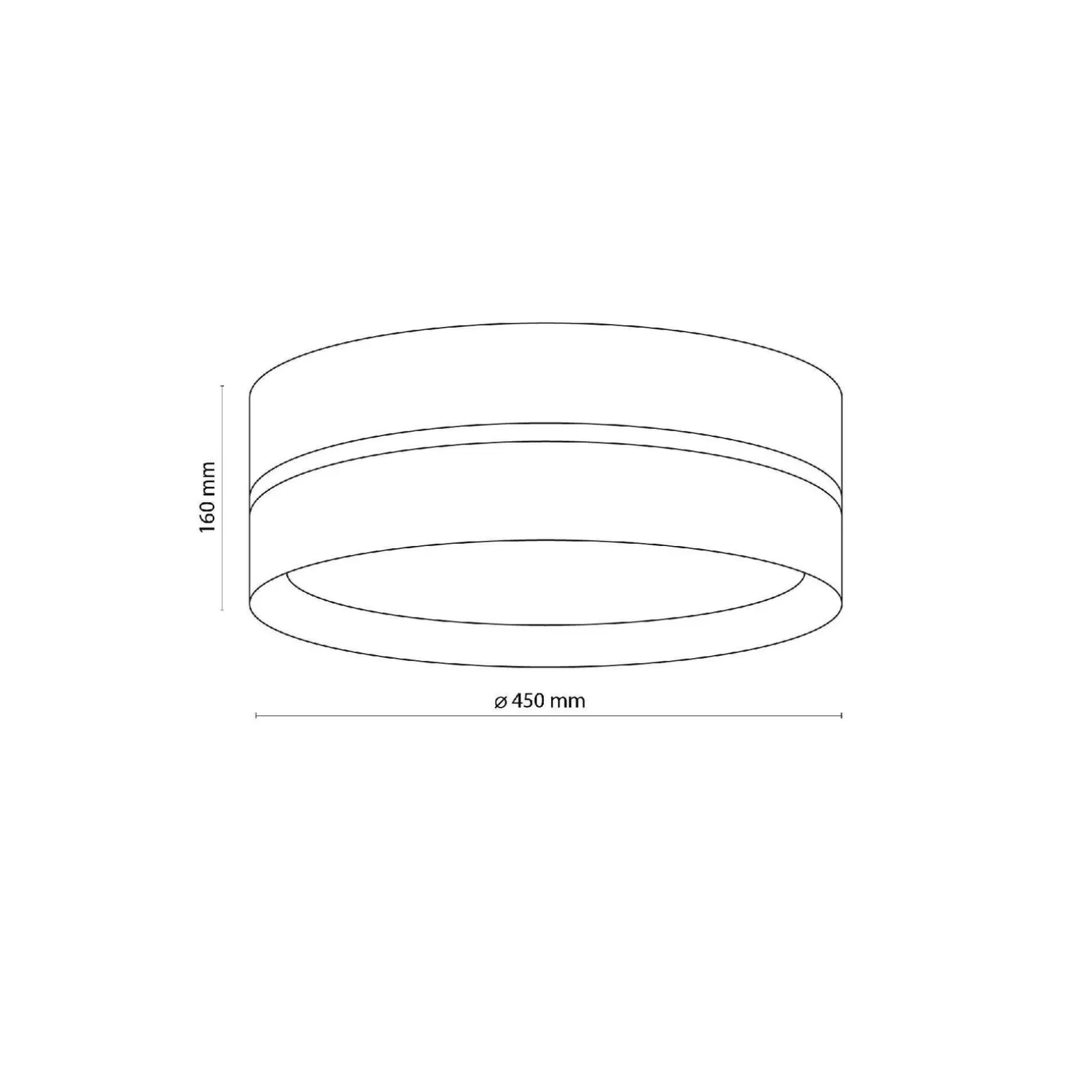 Lampa sufitowa LINOBIANCO Ø 45 (6577) - TK Lighting