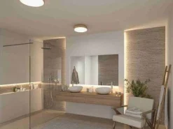 Lampa sufitowa OKA LED IP44 230V drewnopodobny (PL71083) - PAULMANN