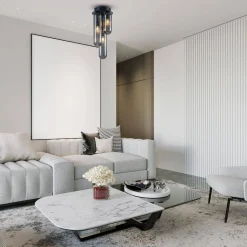 Lampa sufitowa PAX BLACK 3 (ML0339) - Milagro