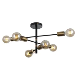 Lampa sufitowa Piansi 6 (PND-4025-6-BL-HBR) - Italux