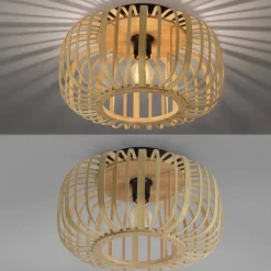 Lampa sufitowa RACOON drewniana (11412-79) - Paul Neuhaus