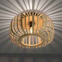 Lampa sufitowa RACOON drewniana (11412-79) - Paul Neuhaus