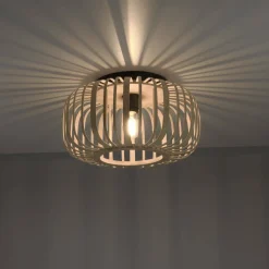 Lampa sufitowa RACOON drewniana (11412-79) - Paul Neuhaus