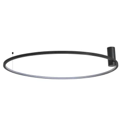 Lampa sufitowa Ringa L IP44 czarna (CL0112-L-BK) - Yaskr