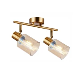 Lampa sufitowa Santia (SPL-65342-2-BRO-AMB) - Italux