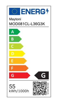 Lampa sufitowa Tessara Ø 60 cm (MOD081CL-L36G3K) - Maytoni