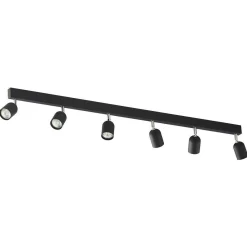 Lampa sufitowa TOP czarny-chrom 6 PŁ (1019) - TK Lighting