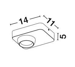 Lampa sufitowa wewnętrzna PARINAS (LE44499) - Luces Exclusivas