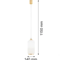 Lampa wisząca 1 pł. PALLADO (4993) - Argon