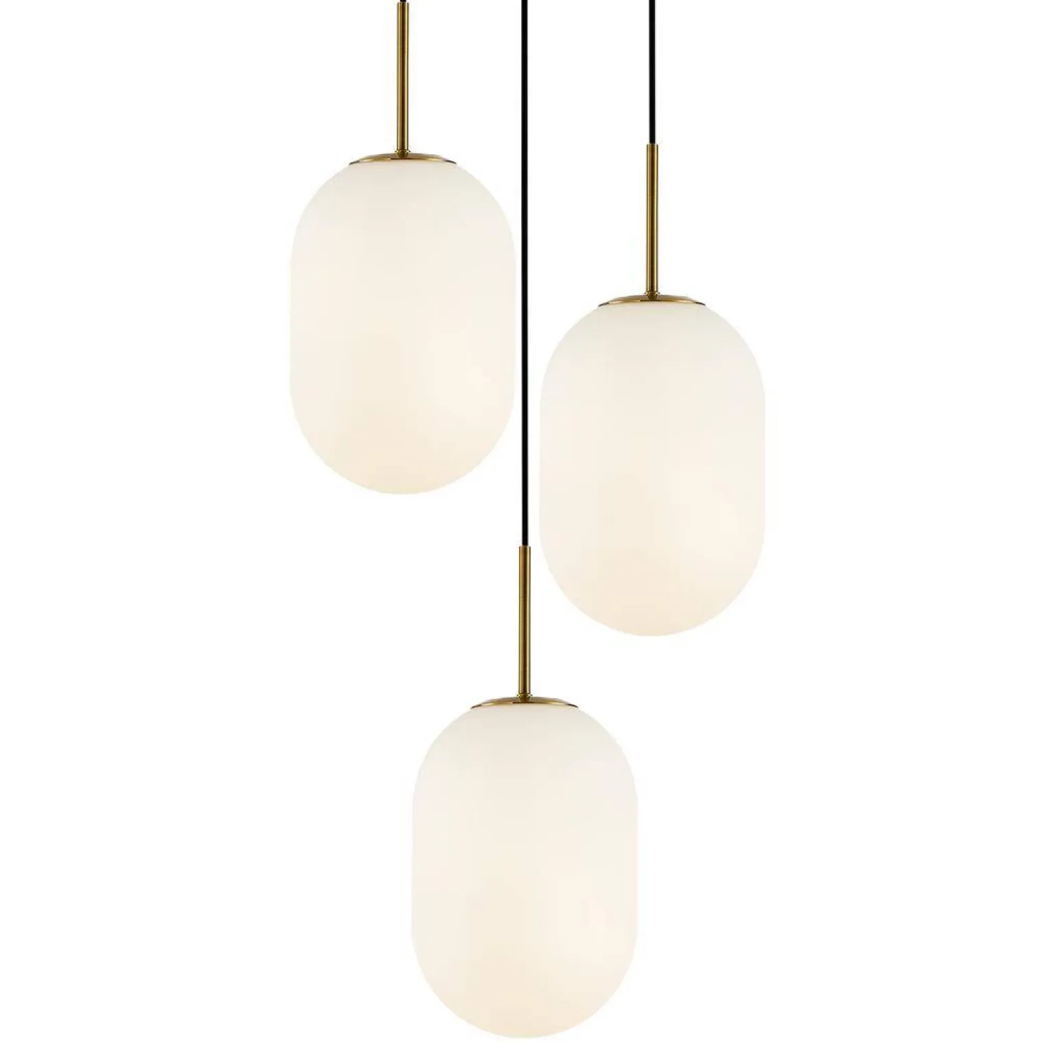 Lampa wisząca ALIAS GOLD 3 koło (ML0315) - Milagro