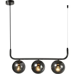 Lampa wisząca Alisa 3 smoked (LP-005/3L BK) - Light Prestige