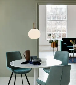 Lampa wisząca ALTON mleczne szkło / mosiądz (47313001) - Nordlux