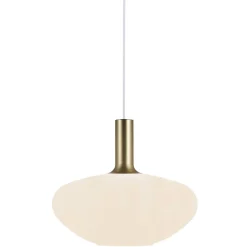 Lampa wisząca ALTON mleczne szkło / mosiądz (48973001) - Nordlux