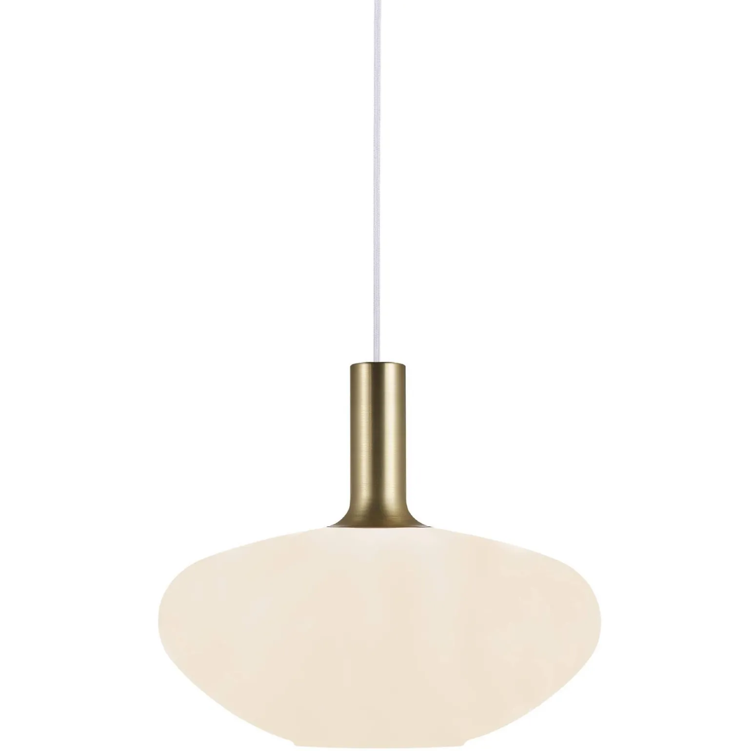 Lampa wisząca ALTON mleczne szkło / mosiądz (48973001) - Nordlux