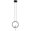 Lampa wisząca AMICI led czarno złota 27 cm (ST-D7774 black) - Step into Design