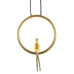 Lampa wisząca AMICI led złota 27 cm (ST-D7774 gold) - Step into Design