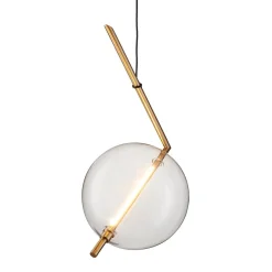 Lampa wisząca AMORE- 1 złota 24 cm (ST-8869P-1) - Step into Design