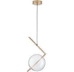 Lampa wisząca AMORE- 1 złota 24 cm (ST-8869P-1) - Step into Design
