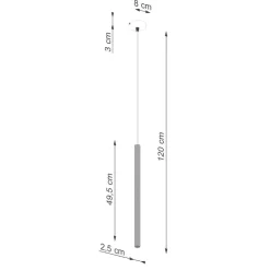 Lampa wisząca ARCHE 1 biała (SL.1337) - Sollux Lighting