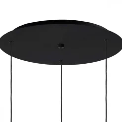 Lampa wisząca AVIA BLACK KOŁO 3 kolor Czarny (11158308) - KASPA