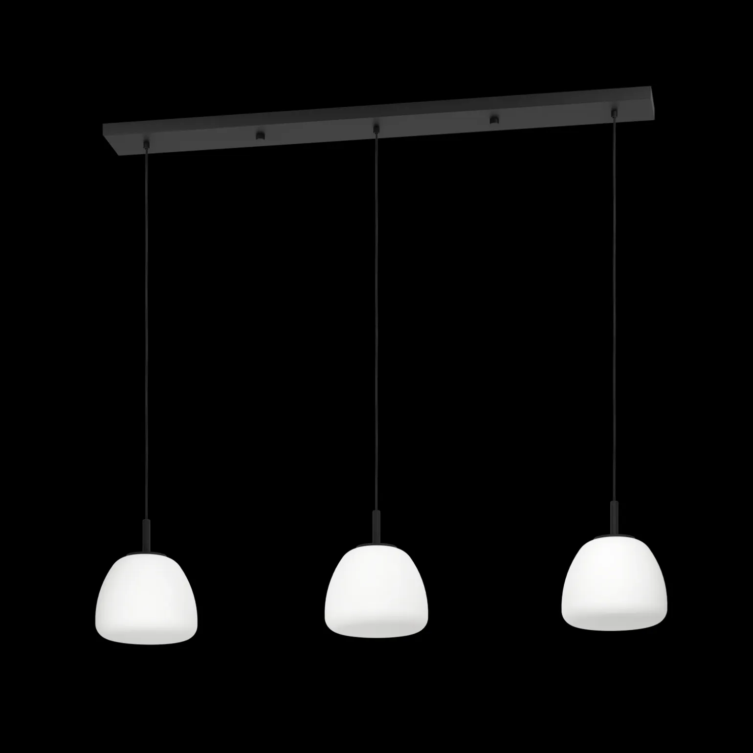 Lampa wisząca BALMES czarna (390202) - EGLO