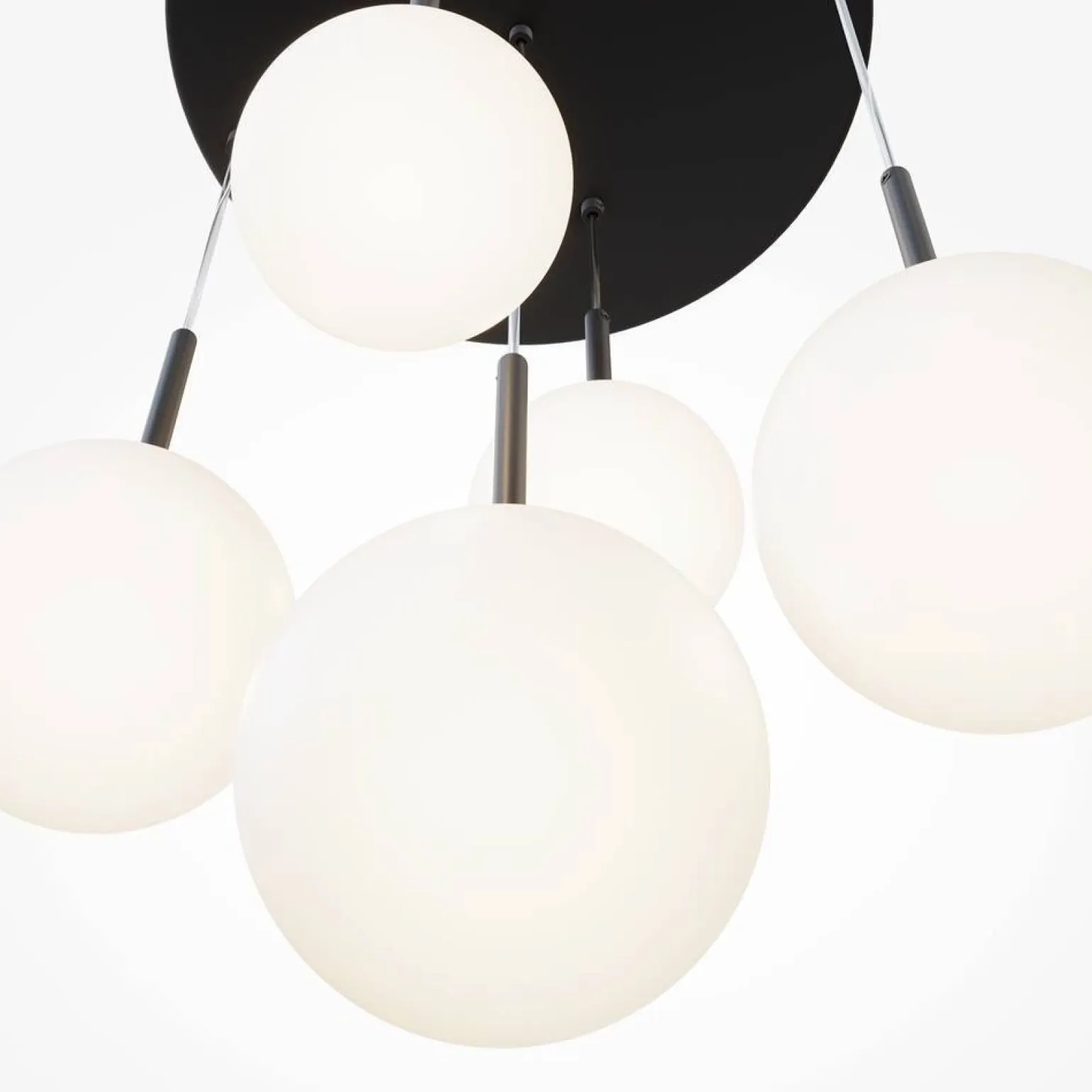 Lampa wisząca Basic form 5 czarna (MOD321PL-05B) - Maytoni