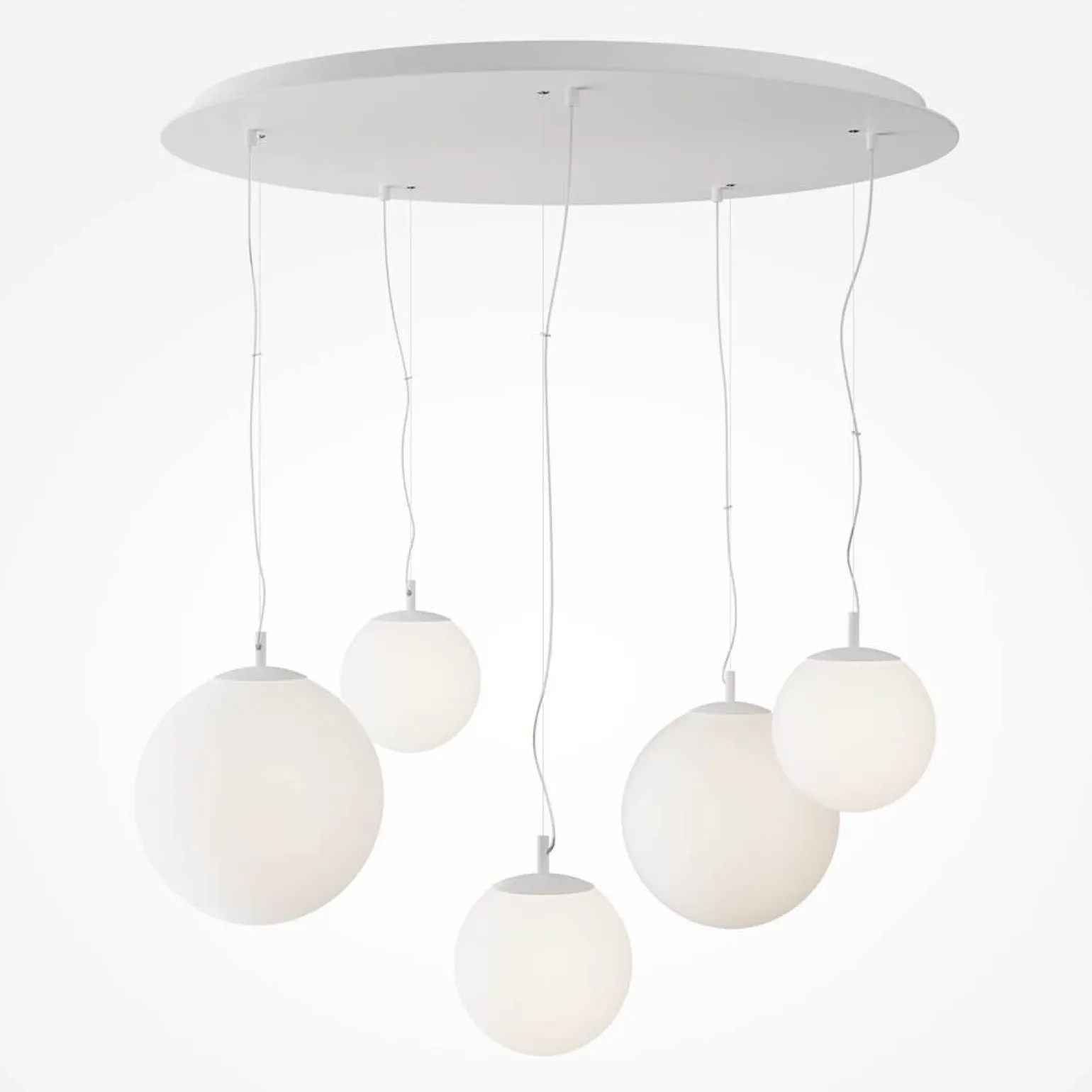 Lampa wisząca Basic form 5 duża (MOD321PL-05W1) - Maytoni