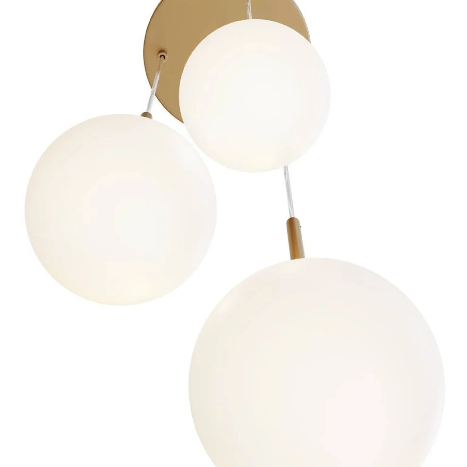 Lampa wisząca Basic form złota 3 (MOD321PL-03G1) - Maytoni