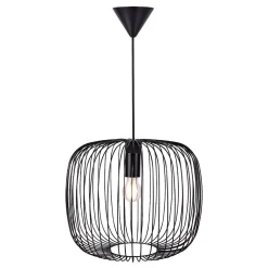 Lampa wisząca BERONI Nordlux E27 60W Metal Czarny