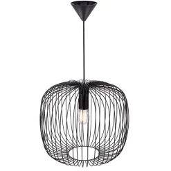 Lampa wisząca BERONI Nordlux E27 60W Metal Czarny