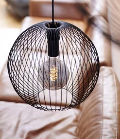 Lampa wisząca BERONI Nordlux E27 60W Metal Czarny