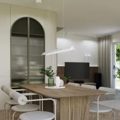 Lampa wisząca BISCUIT biała LED 3000K (TH.467) - Thoro Lighting