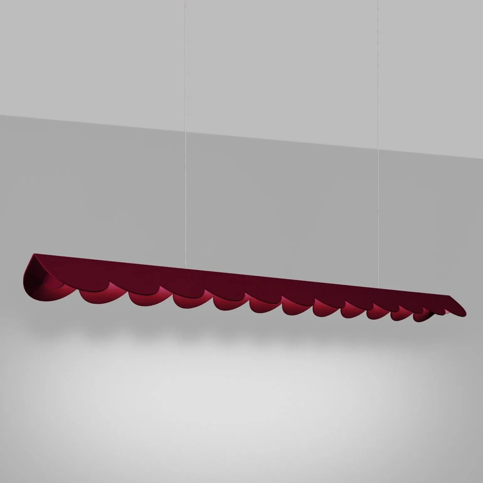 Lampa wisząca BISCUIT burgund LED 4000K (TH.657) - Thoro Lighting